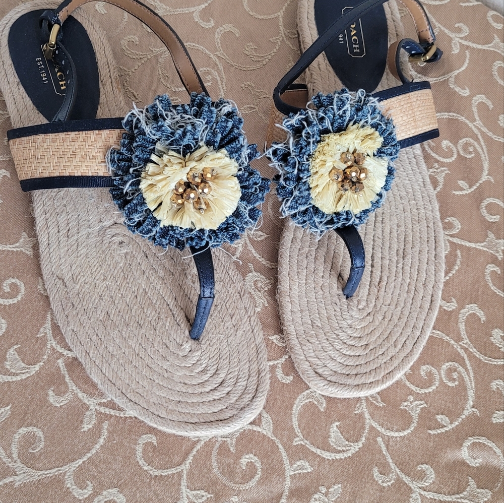 coach sandals 11 B